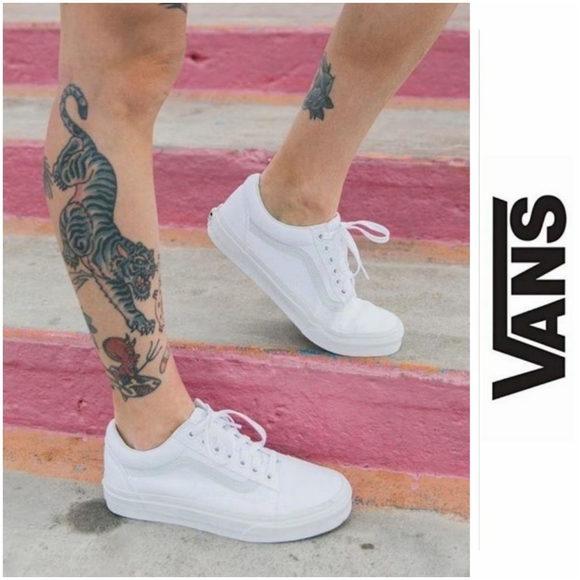 Vans Shoes - Old Skool True White Vans